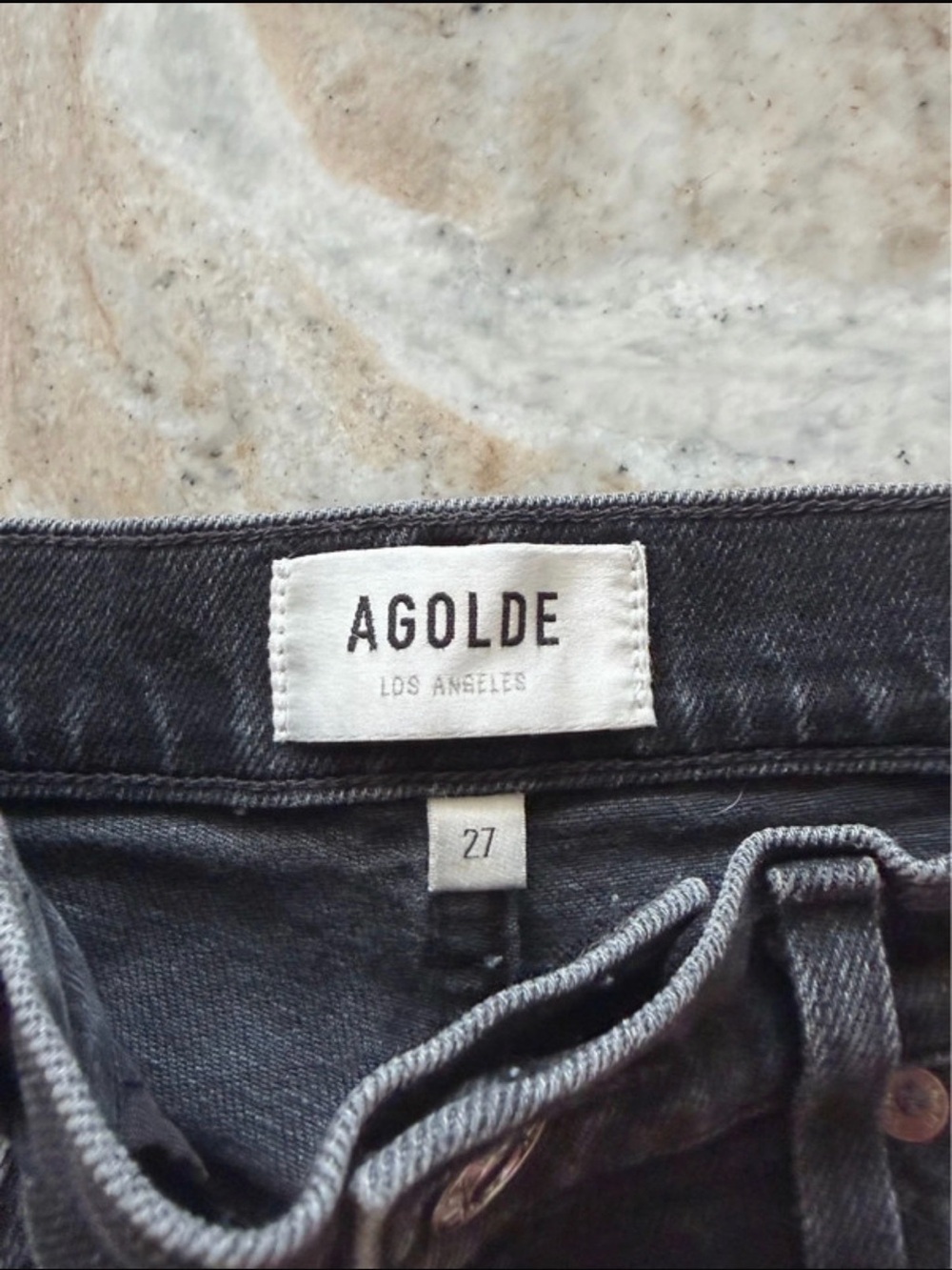 AGOLDE women’s  Black Jeans - Slim Fit
